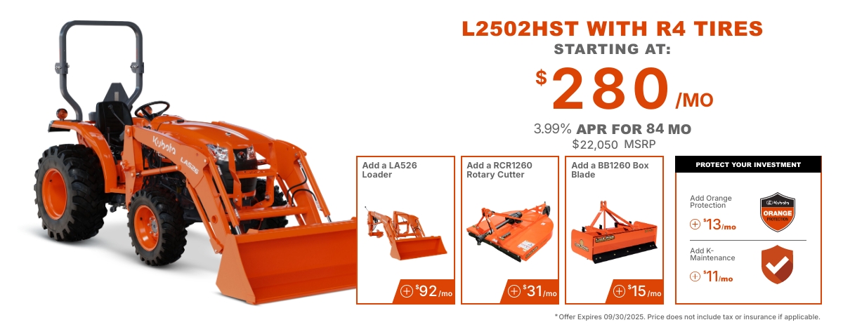 Kubota Packages L2502HST